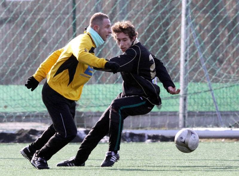 Football. Sparing. GKS Katowice - Ruch Radzionkow. 09.02.2011