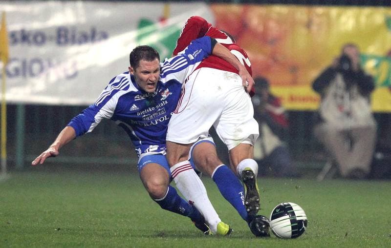 Football. Puchar Polski. Podbeskidzie Bielsko-Biala - Wisla Krakow. 16.03.2011