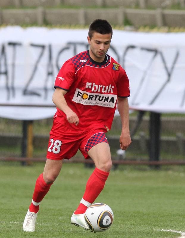 Football. Bytom I liga. Ruch Radzionkow - Odra Wodzislaw Slaski. 17.04.2011