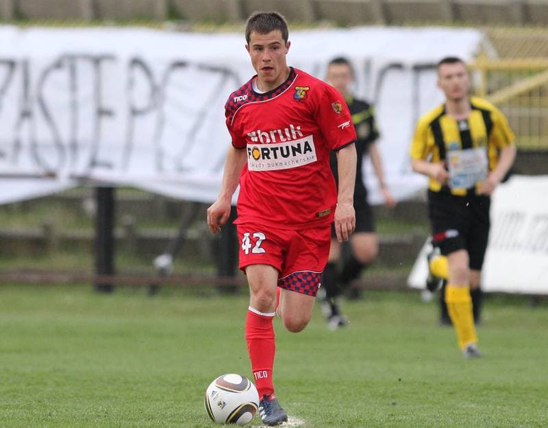Football. Bytom I liga. Ruch Radzionkow - Odra Wodzislaw Slaski. 17.04.2011