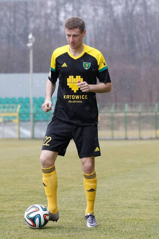 Football. GKS Katowice. Tomasz Zahorski. 23.02.2016