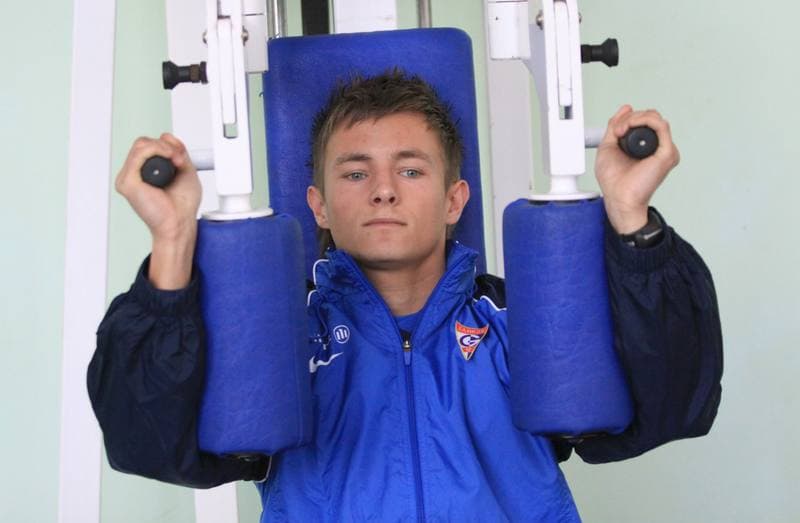 Football. Gornik Zabrze. Training. 23.02.2010