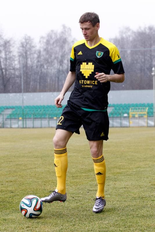 Football. GKS Katowice. Tomasz Zahorski. 23.02.2016