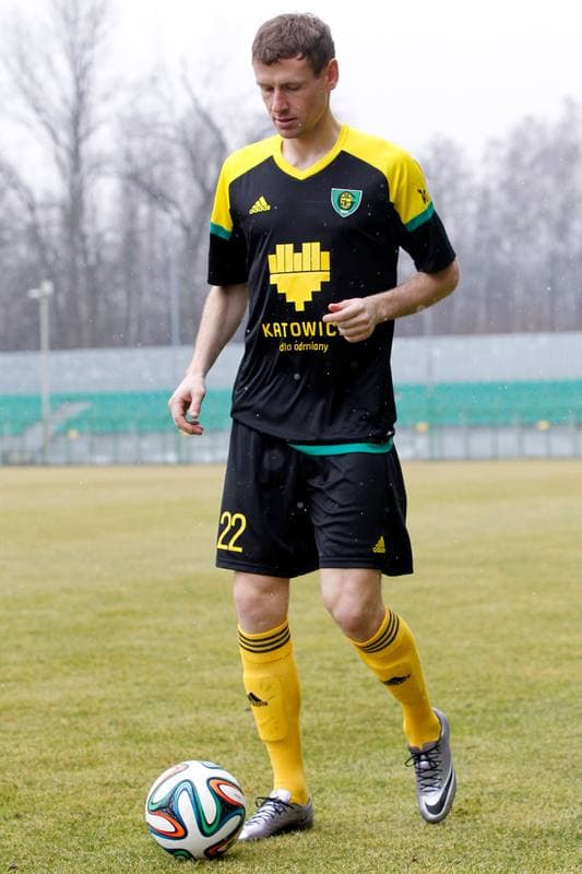 Football. GKS Katowice. Tomasz Zahorski. 23.02.2016