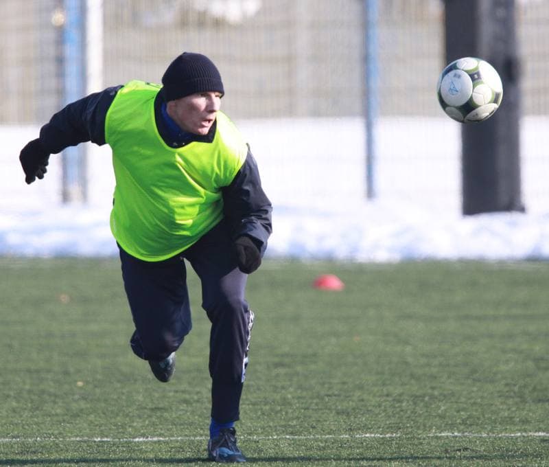 Football. Ruch Chorzow. Training. 05.02.2010