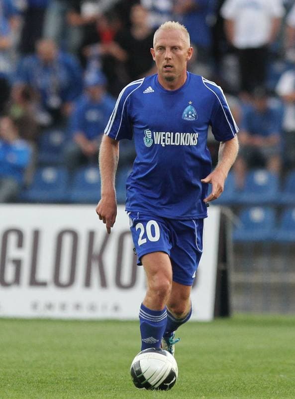 Football. Europa League. Ruch Chorzow - Metalurg Skopje. 19.07.2012