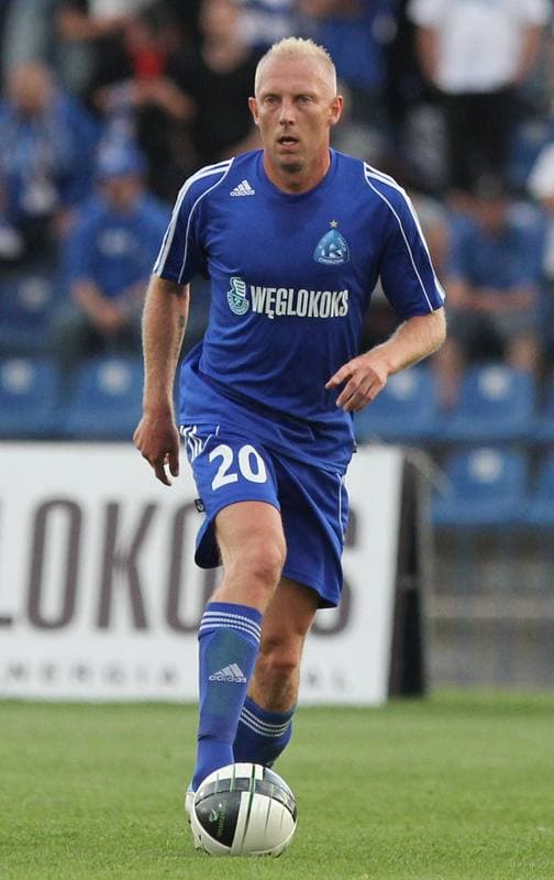 Football. Europa League. Ruch Chorzow - Metalurg Skopje. 19.07.2012