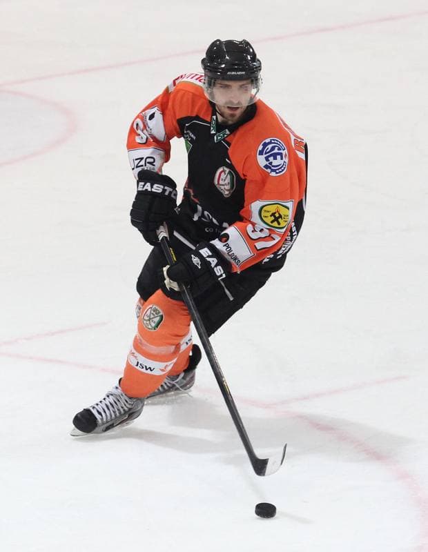 Ice Hockey. Polska Liga Hokejowa. JKH GKS Jastrzebie - Comarch Cracovia Krakow. 24.03.2013