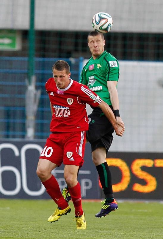 Football. T-Mobile Ekstraklasa. Piast Gliwice - Gornik Leczna. 11.05.2015