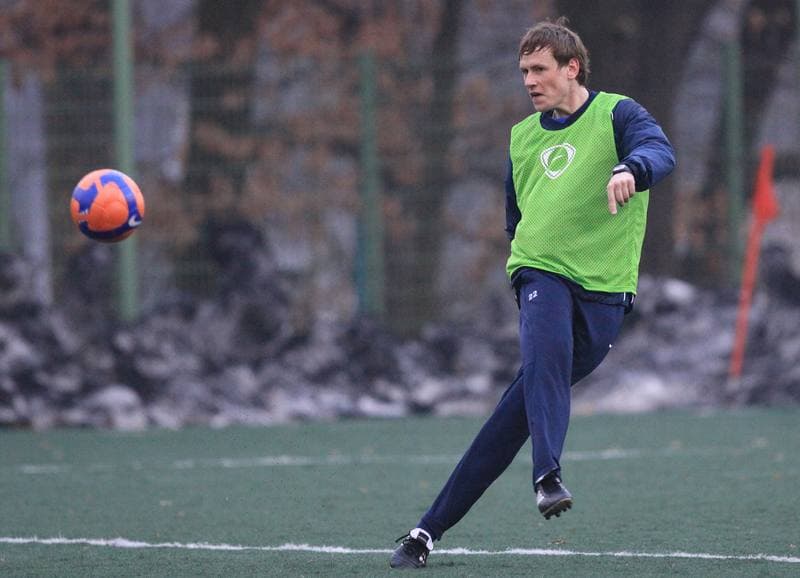 Football. Gornik Zabrze. Training. 23.02.2010