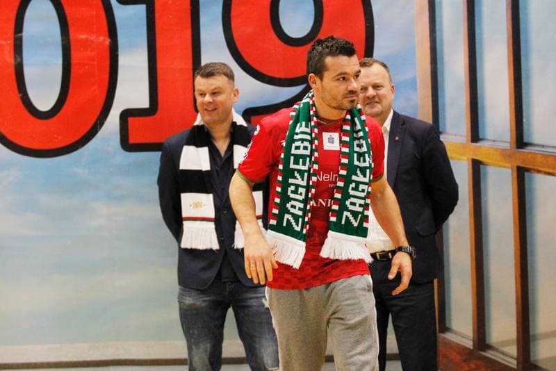 Football. Zaglebie Sosnowiec. Team Presentation. 03.02.2019