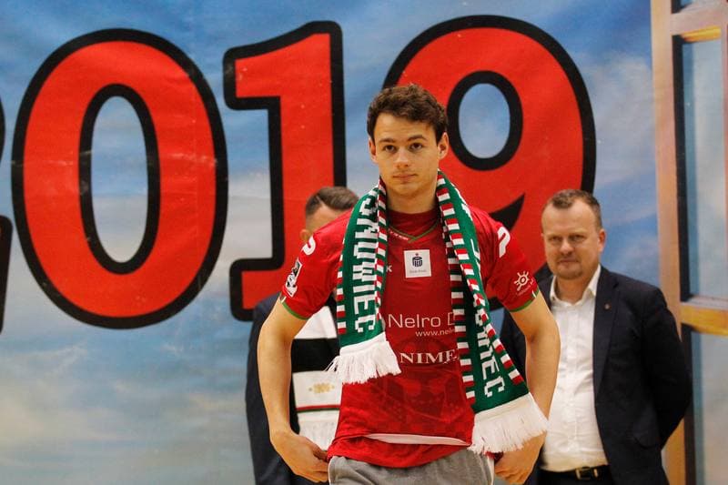 Football. Zaglebie Sosnowiec. Team Presentation. 03.02.2019