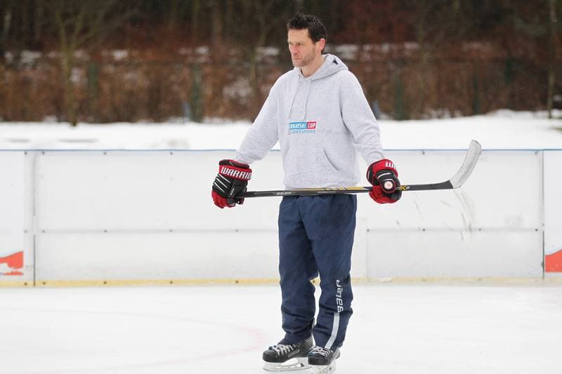 Ice Hockey. Mariusz Czerkawski. Training. 11.02.2019