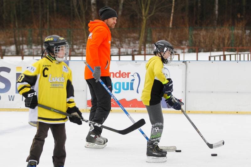 Ice Hockey. Mariusz Czerkawski. Training. 11.02.2019