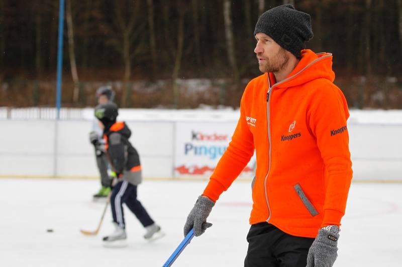 Ice Hockey. Mariusz Czerkawski. Training. 11.02.2019