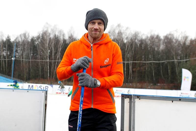 Ice Hockey. Mariusz Czerkawski. Training. 11.02.2019