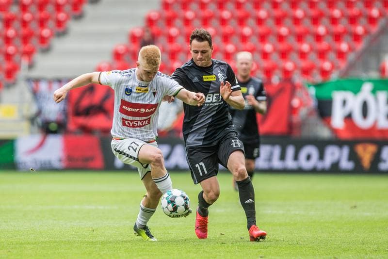 Football. Fortuna I Liga. GKS Tychy - LKS Lodz. 13.06.2021