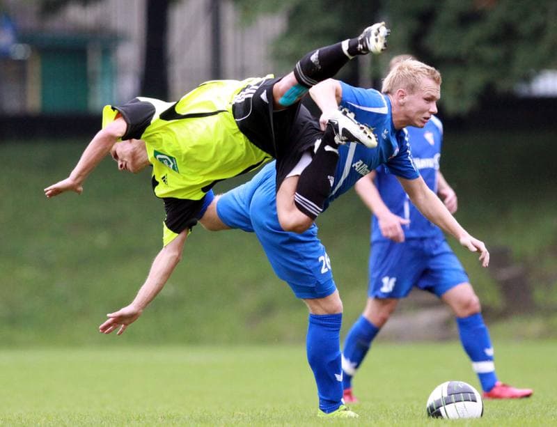 Football. Sparing. Gornik Zabrze - LZS Lesnica. 31.07.2010
