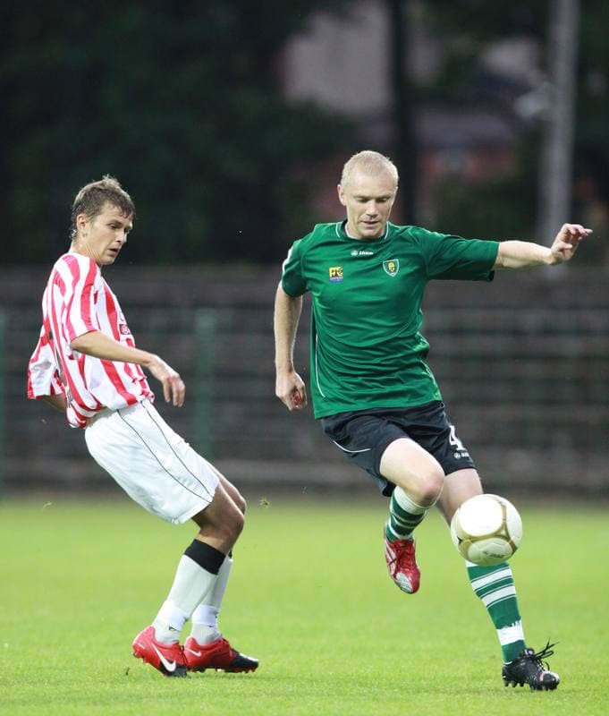 Football. Sparing. GKS Katowice - Polonia Laziska Gorne. 24.07.2010
