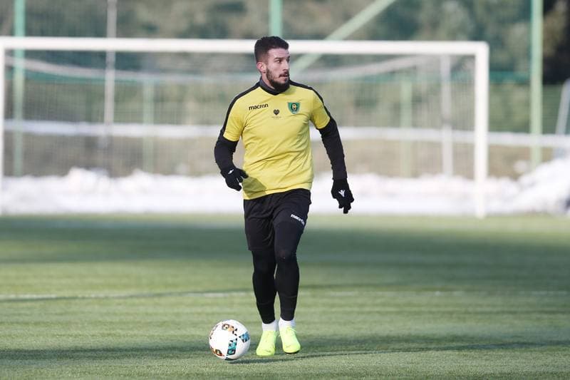 Football. Sparing. GKS Katowice - Sandecja Nowy Sacz. 19.01.2019