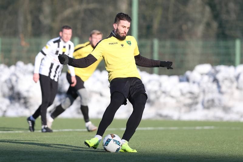 Football. Sparing. GKS Katowice - Sandecja Nowy Sacz. 19.01.2019