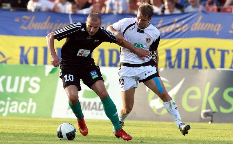Football. Ekstraklasa. Polonia Bytom - Lechia Gdansk. 14.08.2010