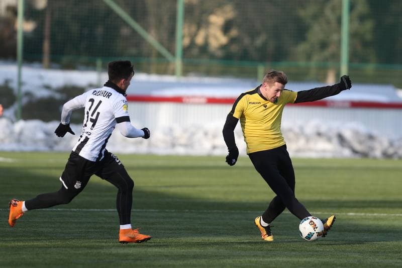 Football. Sparing. GKS Katowice - Sandecja Nowy Sacz. 19.01.2019