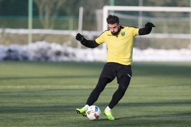 Football. Sparing. GKS Katowice - Sandecja Nowy Sacz. 19.01.2019