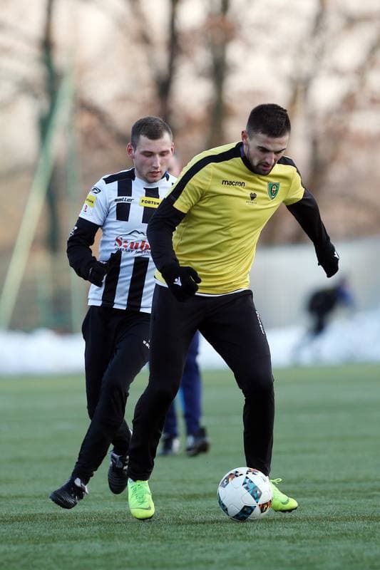Football. Sparing. GKS Katowice - Sandecja Nowy Sacz. 19.01.2019