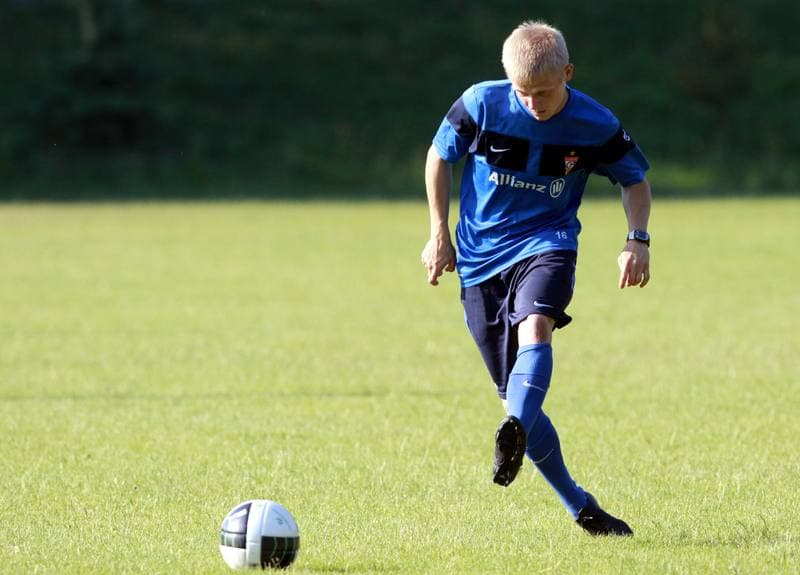 Football. Gornik Zabrze. Training. 07.01.2010