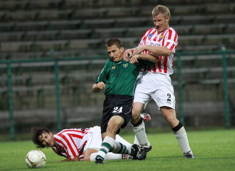 Football. Sparing. GKS Katowice - Polonia Laziska Gorne. 24.07.2010