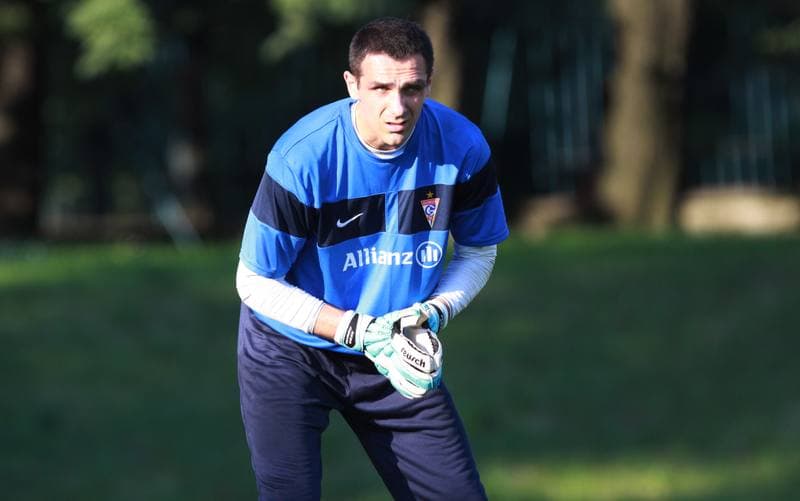 Football. Gornik Zabrze. Training. 07.01.2010