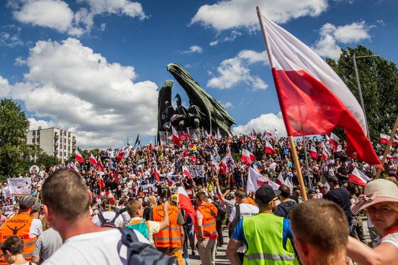 Slaski Marsz Wolnosci. Katowice. 07.08.2021