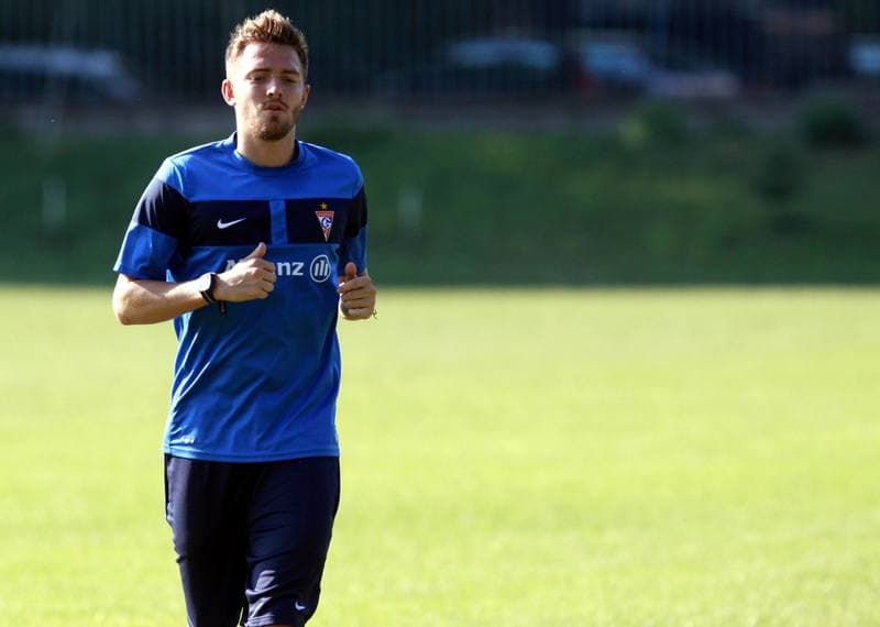 Football. Gornik Zabrze. Training. 07.01.2010