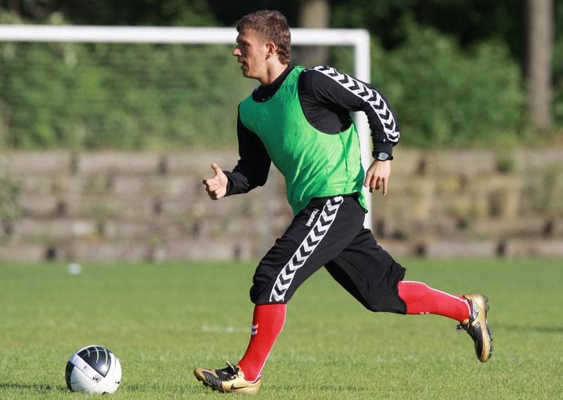 Football. Polonia Bytom. Training. 07.07.2010