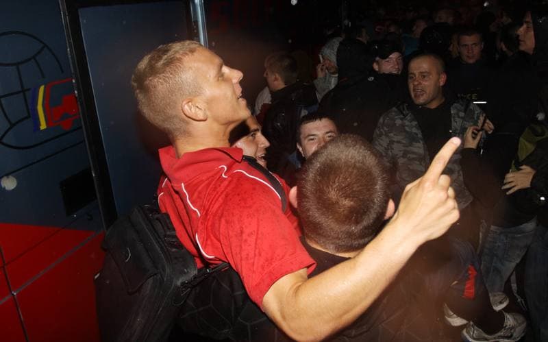 Football. Gornik Zabrze. Press Conference. 02.06.2010