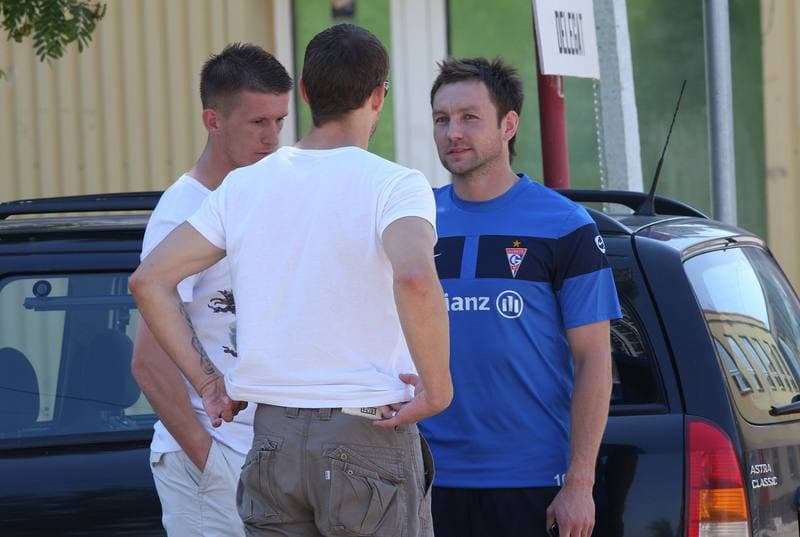 Football. Gornik Zabrze. Training. 07.01.2010