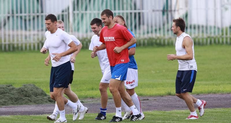 Football. Gornik Zabrze. Training. 10.08.2010