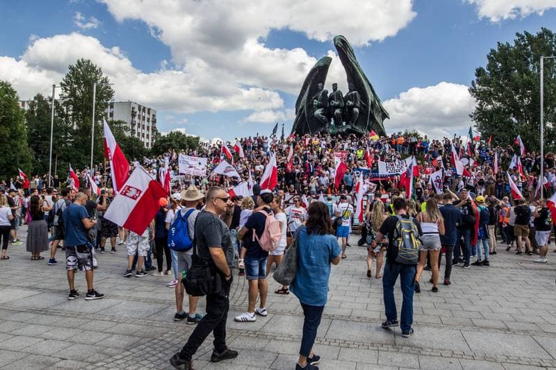 Slaski Marsz Wolnosci. Katowice. 07.08.2021