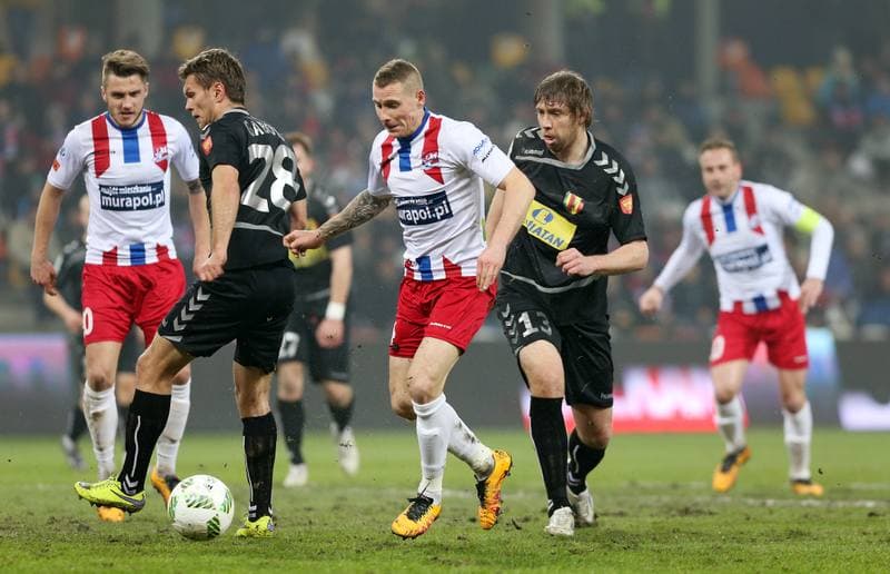 Football. Ekstraklasa. Podbeskidzie Bielsko Biala - Korona Kielce. 04.03.2016