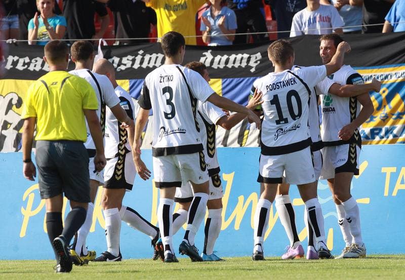Football. Ekstraklasa. Polonia Bytom - Lechia Gdansk. 14.08.2010