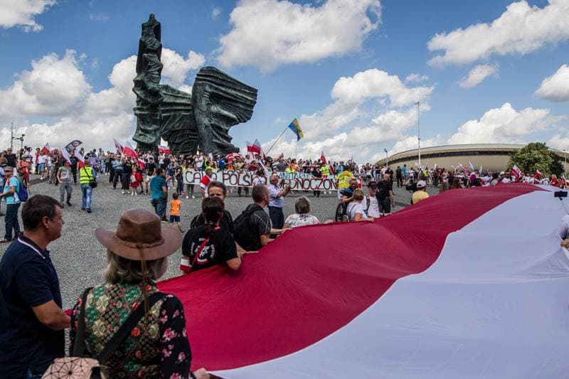 Slaski Marsz Wolnosci. Katowice. 07.08.2021
