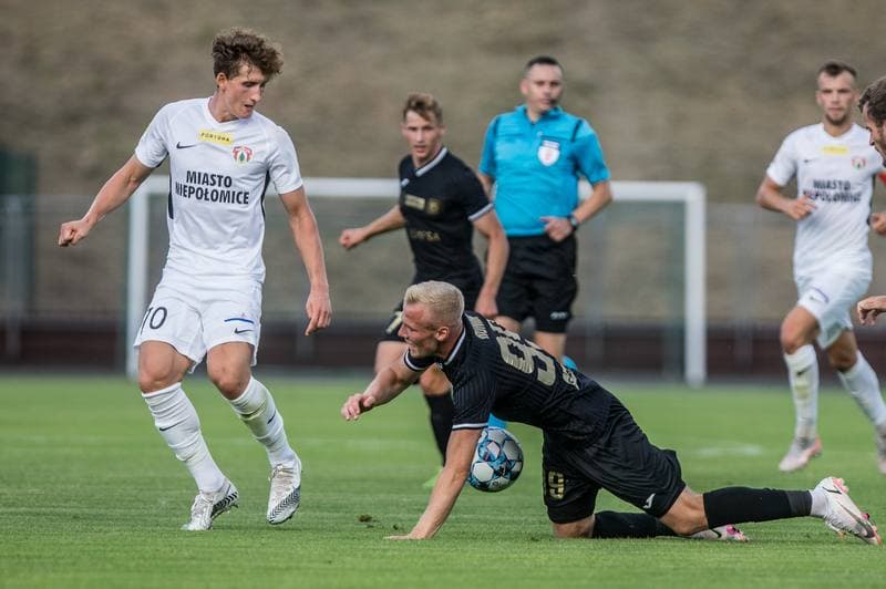 Football. Fortuna I Liga. GKS 1962 Jastrzebie - Puszcza Niepolomice. 31.07.2021