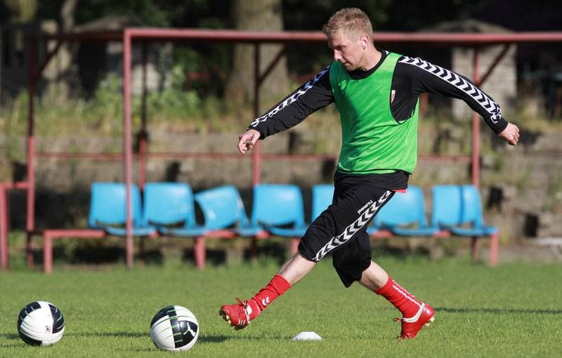 Football. Polonia Bytom. Training. 07.07.2010
