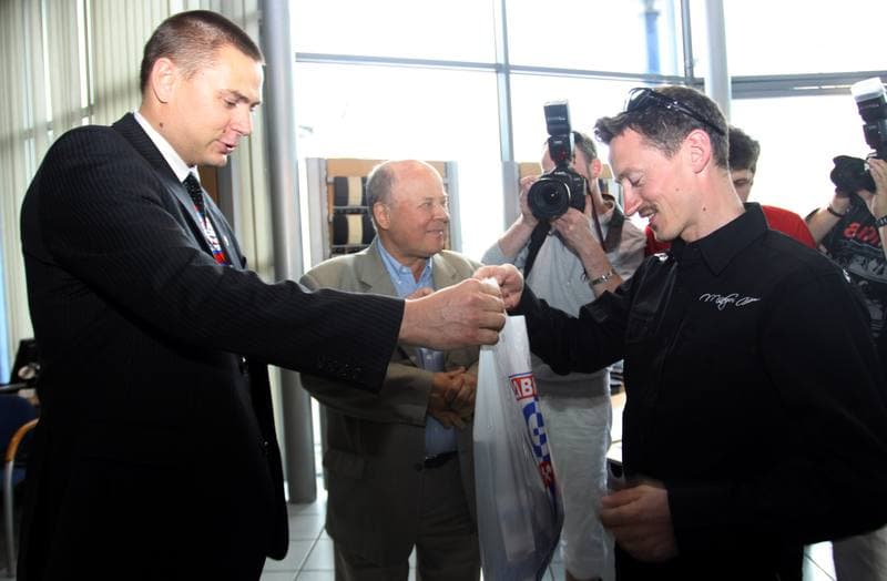 Ski Jumping. Adam Malysz. Press Conference. 18.06.2010