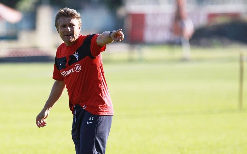 Football. Gornik Zabrze. Training. 07.01.2010