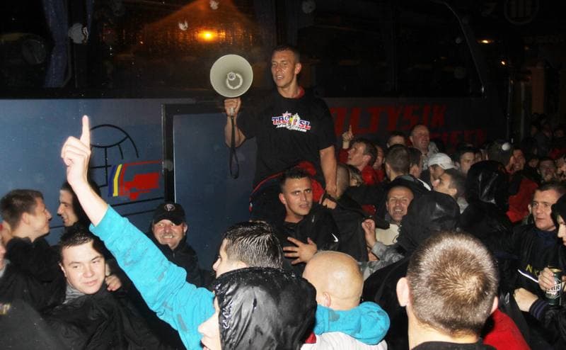 Football. Gornik Zabrze. Press Conference. 02.06.2010