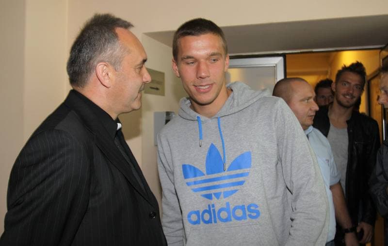 Football. Gornik Zabrze. Press Conference. 28.07.2010