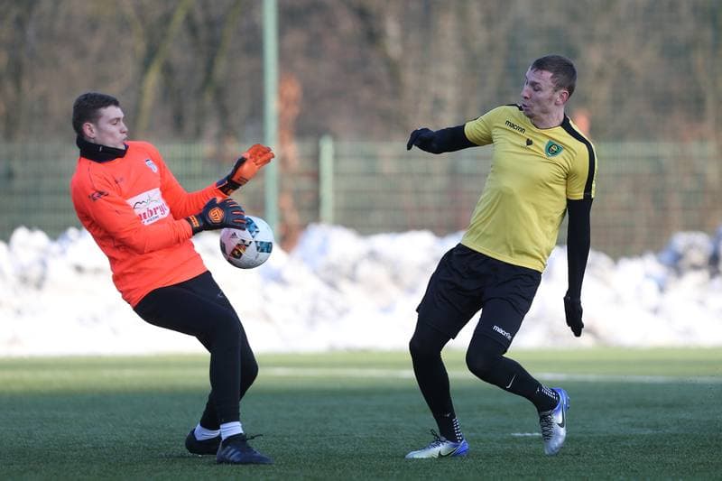 Football. Sparing. GKS Katowice - Sandecja Nowy Sacz. 19.01.2019