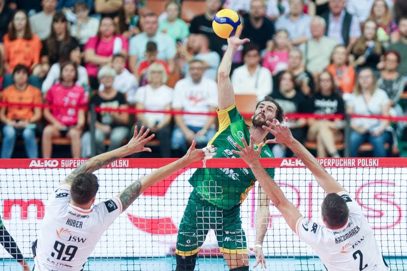 Volleyball. AL-KO Superpuchar Polski. Jastrzebski Wegiel - Aluron CMC Warta Zawiercie. 25.09.2024